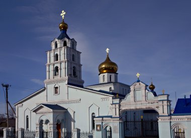 Church in honor of Archangel Michael clipart