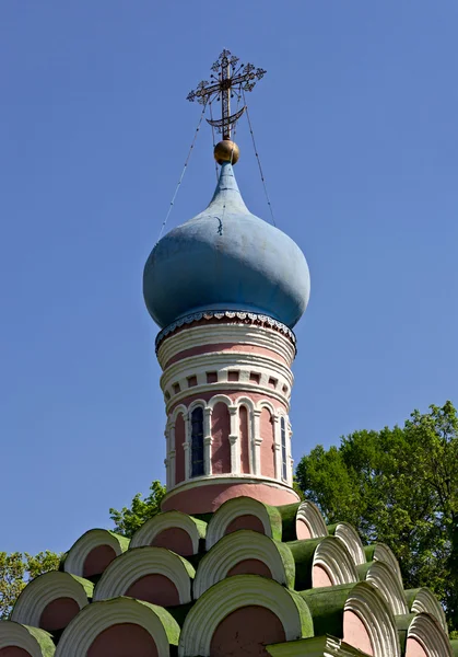 Dome of old cathedral Donskoy monastery, Moscow — Stock Photo, Image