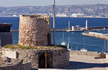 Memorial at the fort Saint-Nicolas, Marseille clipart
