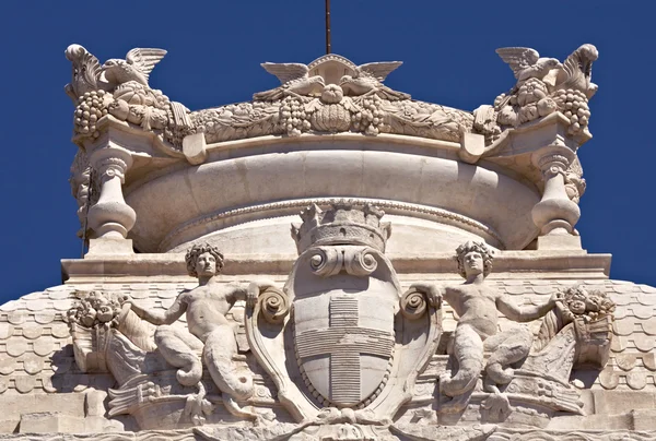 Emblema de Marselha do Palácio Longchamp — Fotografia de Stock