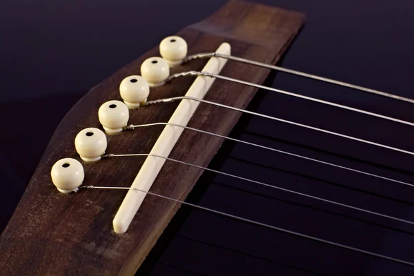Klasická kytara most — Stock fotografie