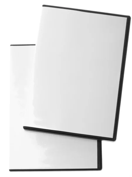 Blank DVD case on white — Stock Photo, Image