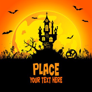 Halloween background clipart