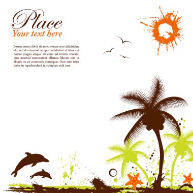 Summer design clipart