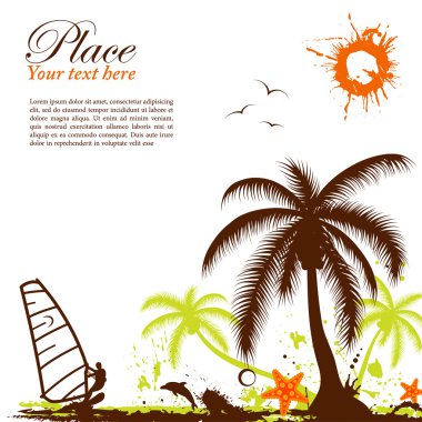 Summer design clipart