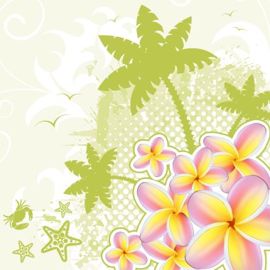 Summer background clipart