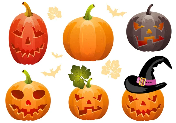 Collect Pumpkin for Halloween — Stock Vector