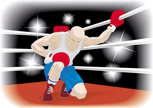 Boxer enorme — Vettoriale Stock