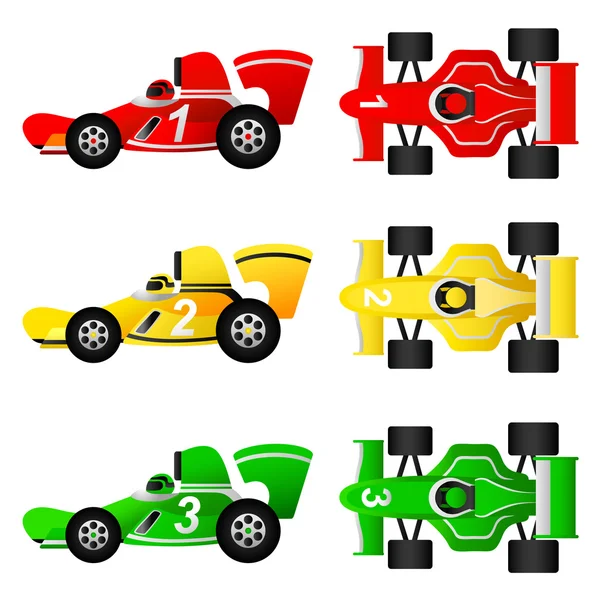 Formule voiture ensemble — Image vectorielle