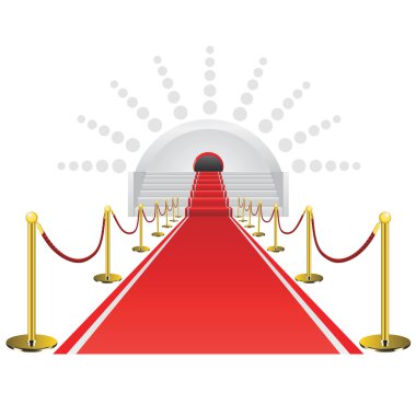 Red carpet clipart