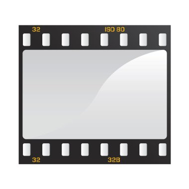 Photo and video film clipart