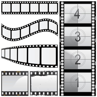 Set of film clipart