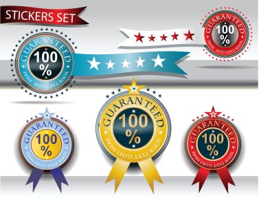 STICKER MEDAL SET clipart