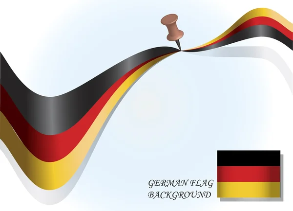 Deutsche Flagge — Stockvektor