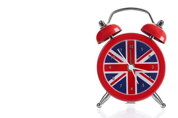 Relógio Britânico Bandeira — Fotografia de Stock