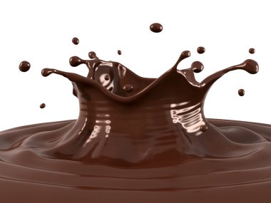 Chocolate splash clipart