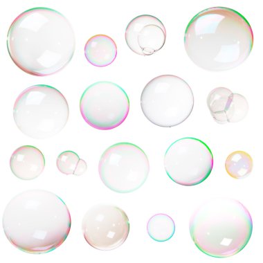 Soap bubbles clipart