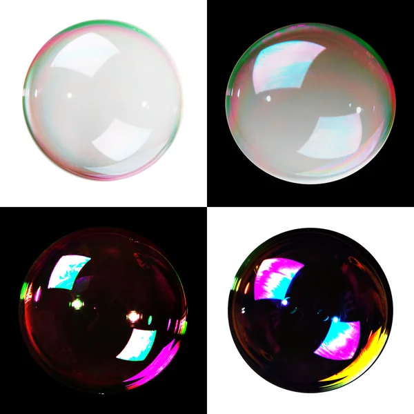 Bubbles yin and yang — Stock Photo, Image