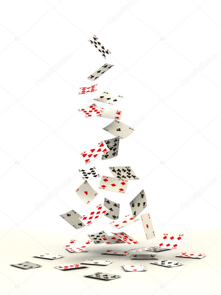 Falling cards