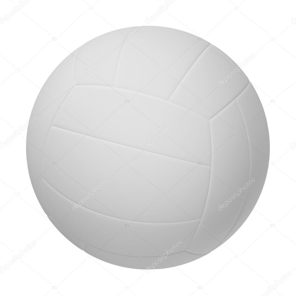 White volleyball — Stock Photo © sserg_dibrova #6704329