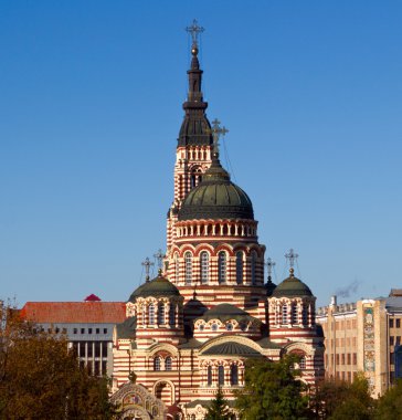 Cathedral in Kharkov, Ukraine clipart