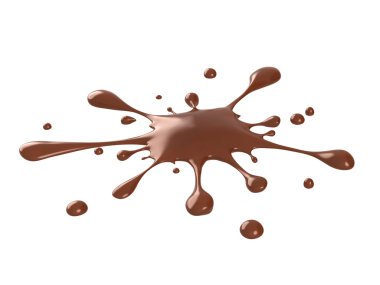 Chocolate splash clipart