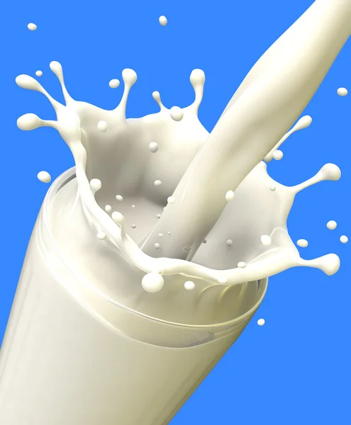 Ömlött a tej — Stock Fotó