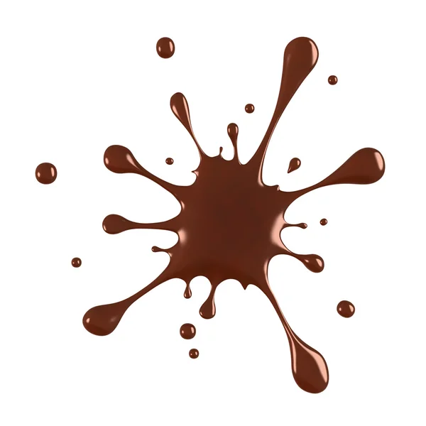 Mancha de chocolate — Fotografia de Stock