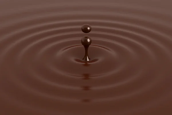 チョコレート ドロップ — ストック写真