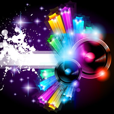 Alternative Discoteque Music Flyer clipart