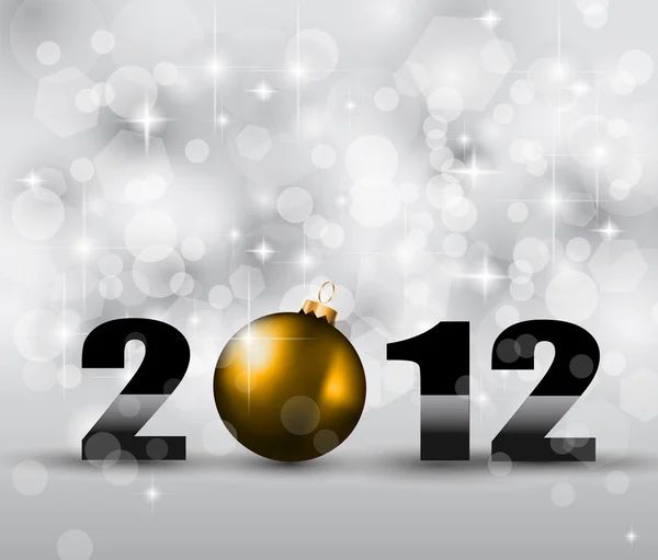 2012 yeni yıl kutlama arka plan — Stok Vektör