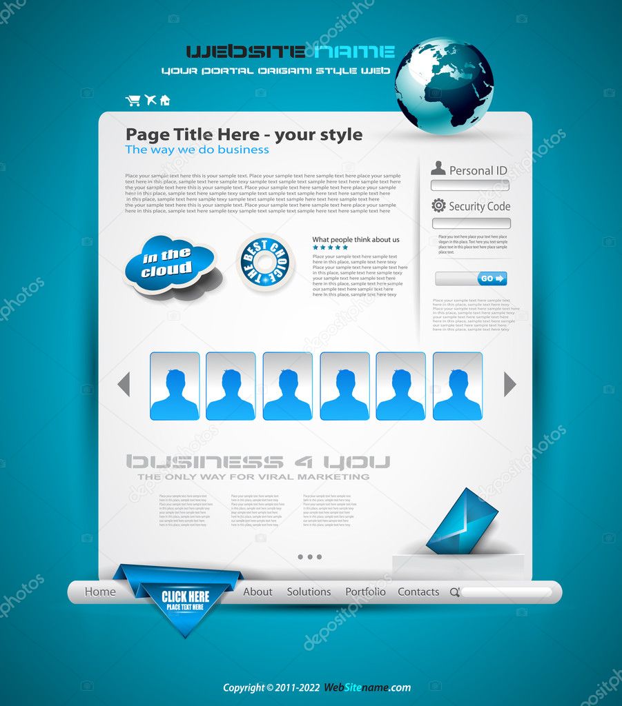Hitech Style business website template