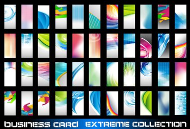 ollection of corporate business cards background clipart