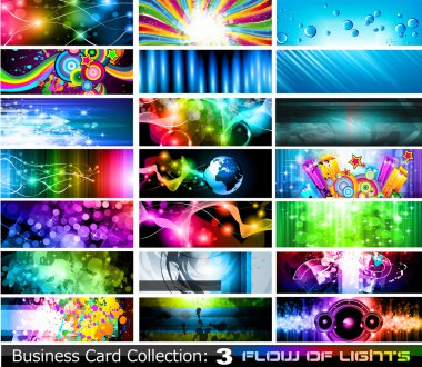 Abstract Business Card Collection- Set 3 clipart