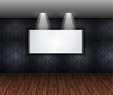 Contemporary Elegant Showroom wall clipart