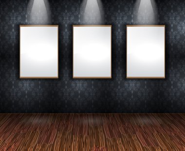Contemporary Elegant Showroom wall clipart