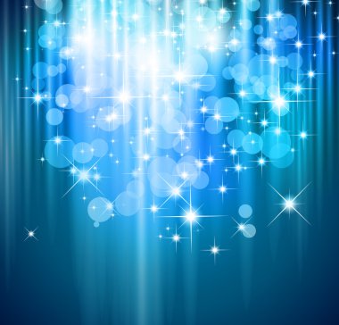 Magic Waterfall of lights clipart