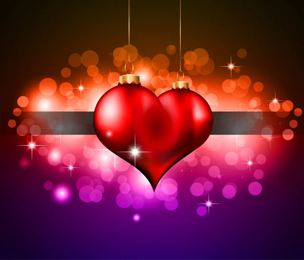 Kleurrijke achtergrond voor Valentijnsdag Flyer — Stockvector