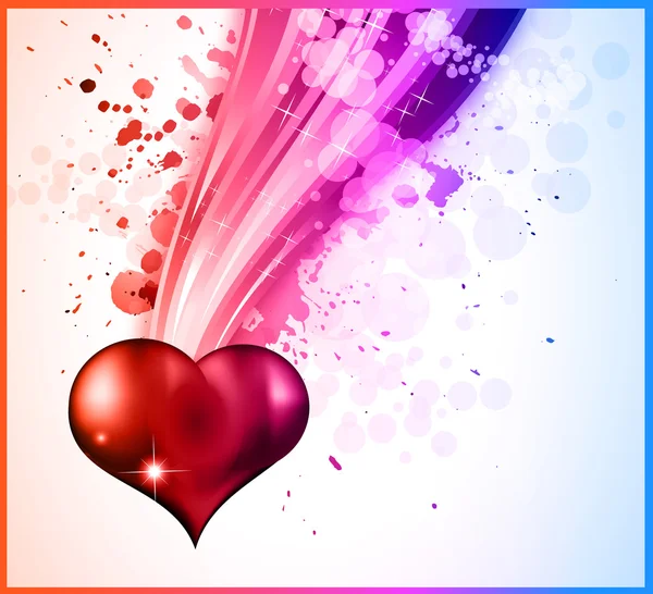 Abstract DISCO Background For Valentine's day Flyer — Stock Vector