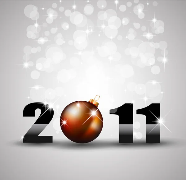 新年のお祝いの背景 — ストックベクタ