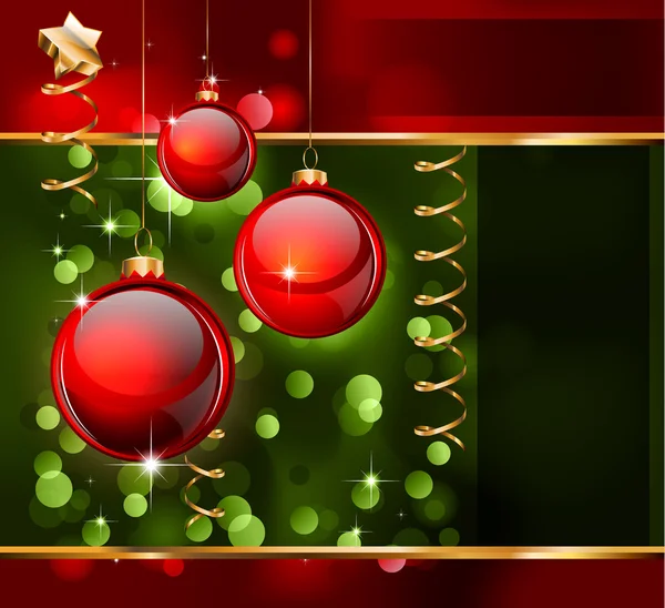 Natale sfondo elegante per volantini o manifesti — Vettoriale Stock
