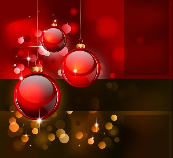 Kerstmis elegante achtergrond voor folders of posters — Stockvector