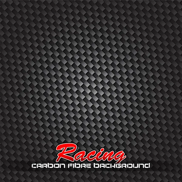 Carbon Fibre Background for Race Posters — Stock Vector