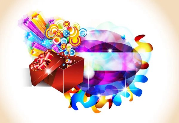 Geburtstag oder Weihnachten Geschenk-Karte — Stockvektor