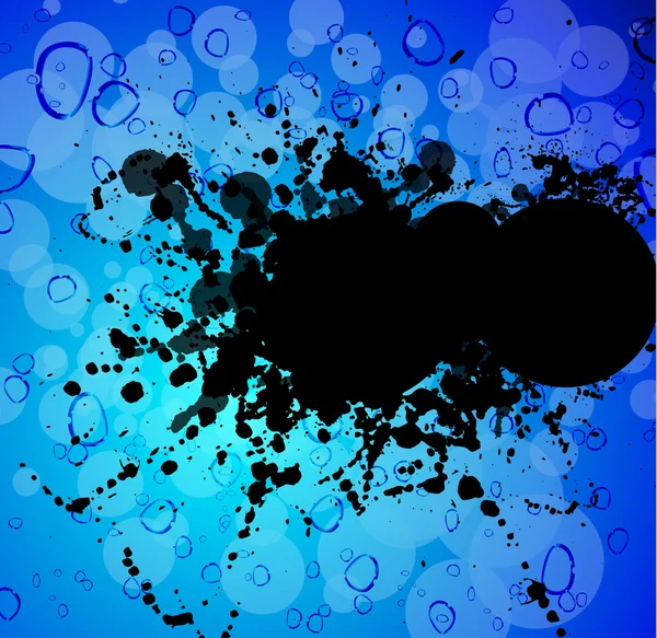 Grunge LIquid Splash Drops Fond — Image vectorielle
