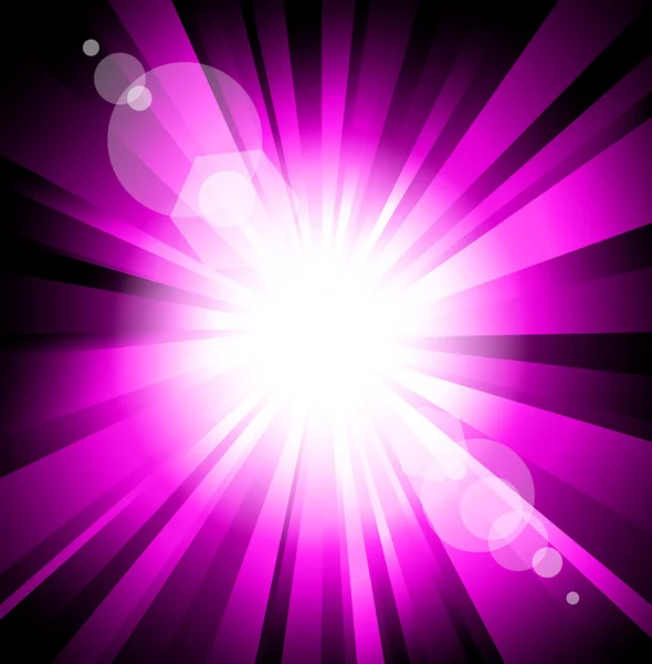 カラフルな爆発紫バージョン — ストックベクタ