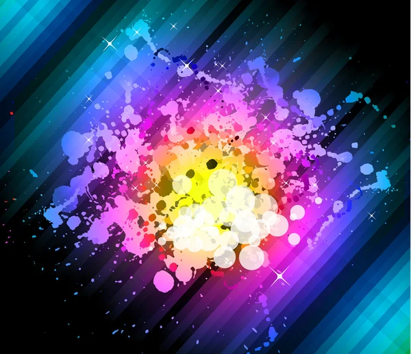 モダンなチラシの虹の抽象的な背景 — ストックベクタ