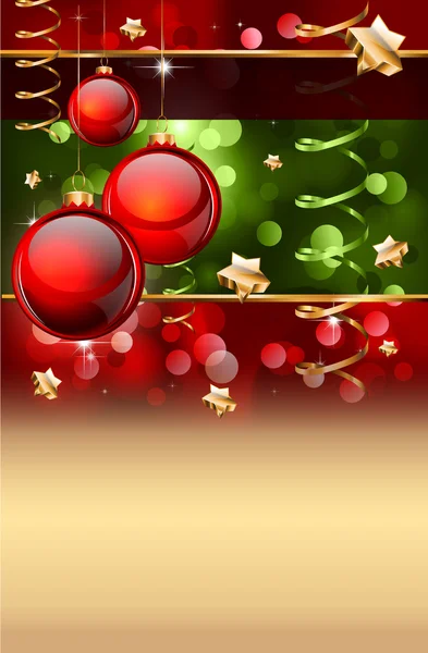 Weihnachten eleganter Hintergrund für Flyer oder Poster — Stockvektor