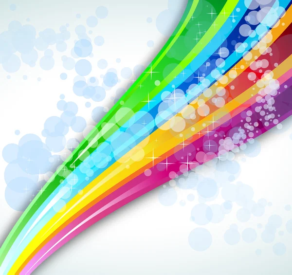 Regenboog spectrum achtergrond voor brochure of folders — Stockvector