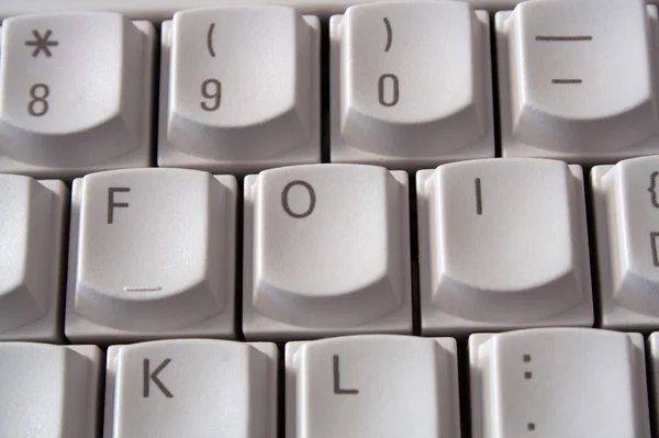 Tastatur - foi — Stockfoto